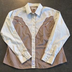 Vintage Panhandle Slim Western Button Down Shirt